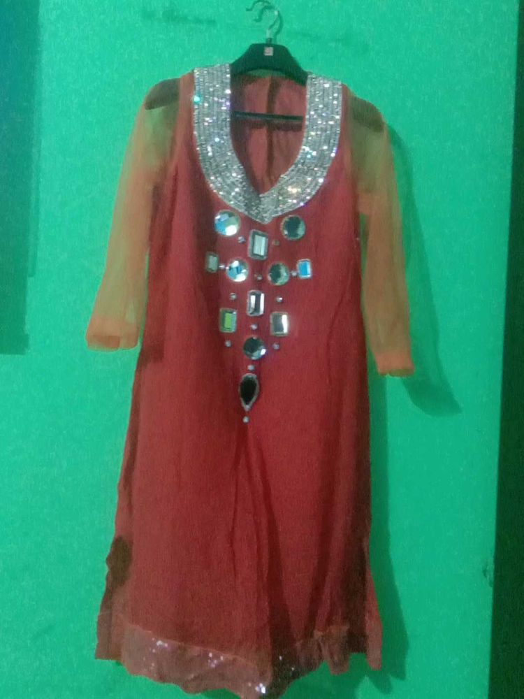 Traditional Mirror Work Suit...!!!!!!