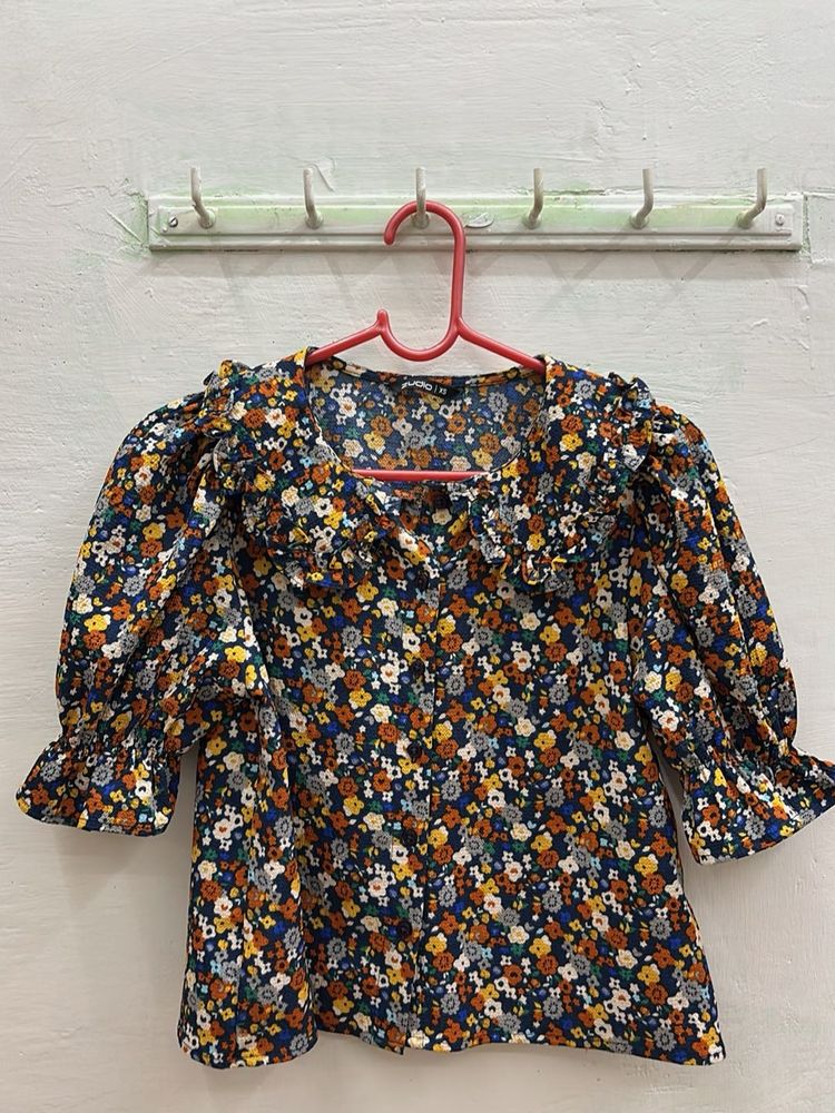 Floral Print Blouse
