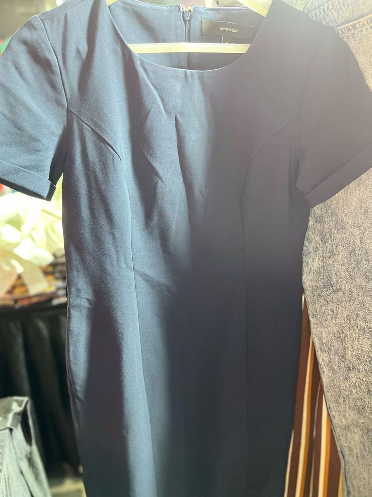 Vero moda Navy Blue Sheath Dress