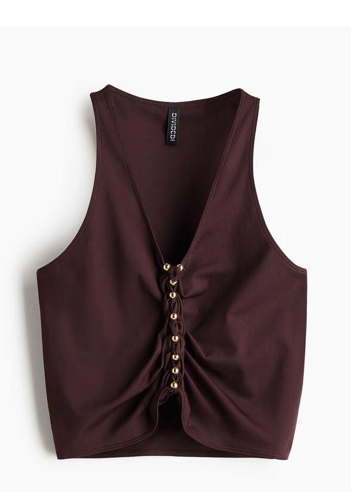 H&amp;M Braid Detail Top