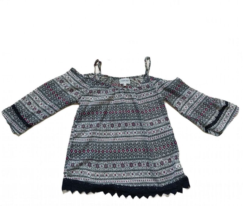 Semi Sheer Boho Top