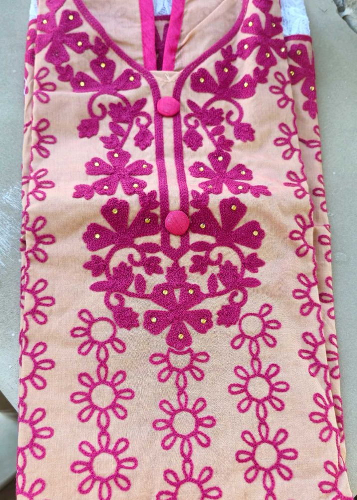 Thread Embroidery Dailywear Kurti