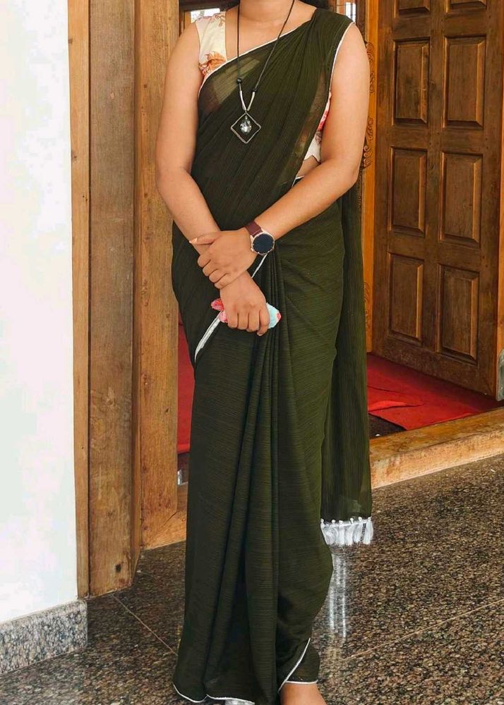 Olive Saree💚