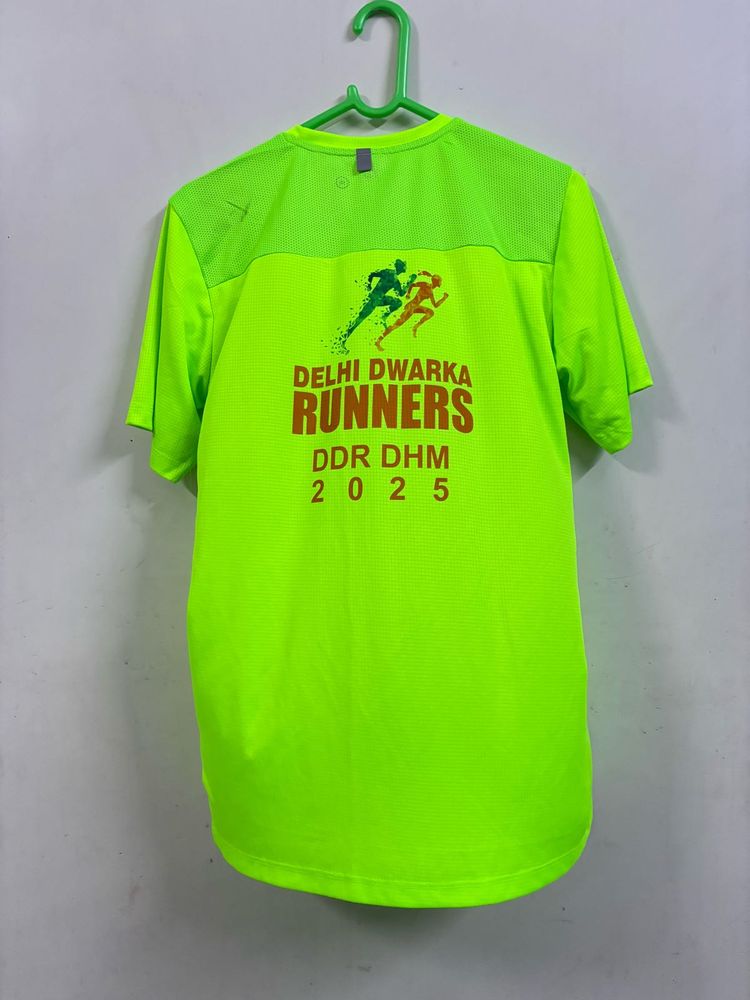 Neon Green Delhi Dwarka Runners T-Shirt