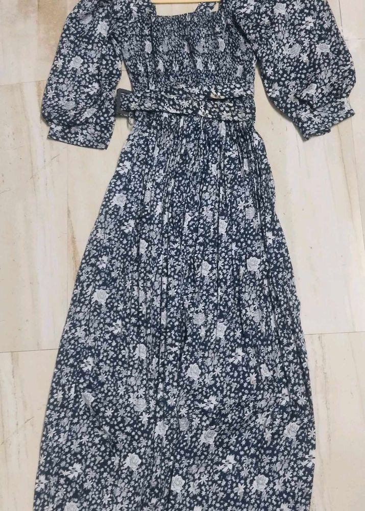 Floral Print Maxi Dress