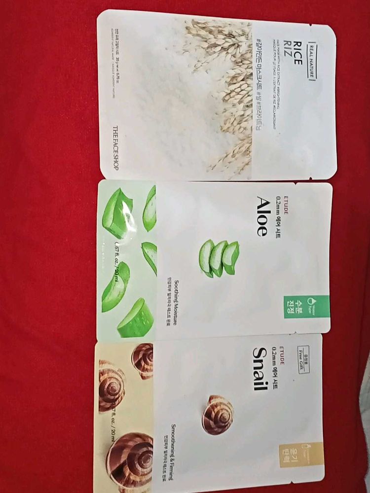 Face Sheet Masks Set