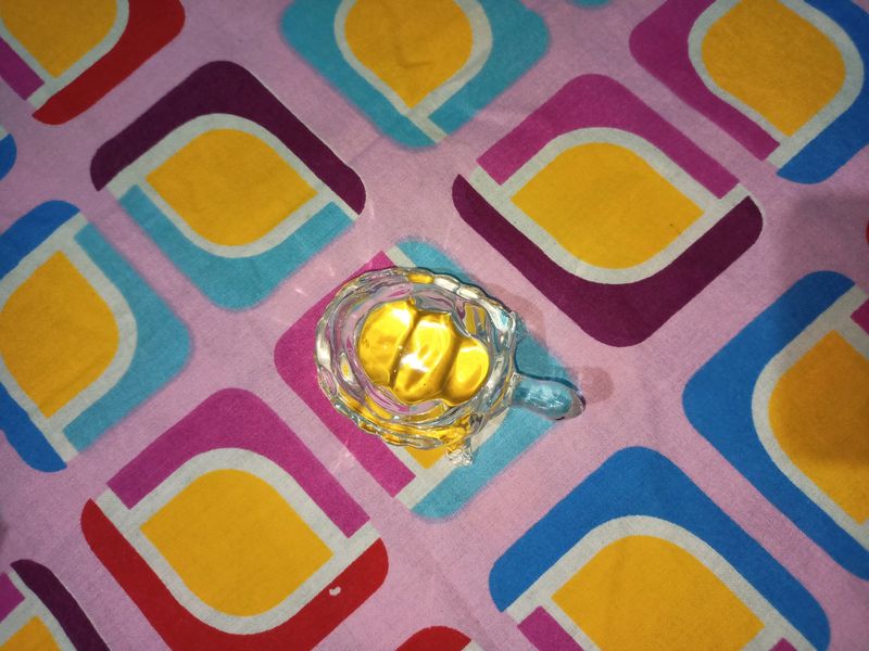 Classy Transparent Glass Paperweight (Turtle)