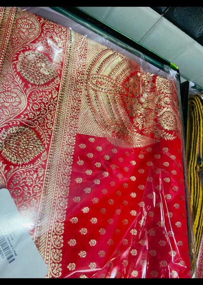 Red Banarasi Saree