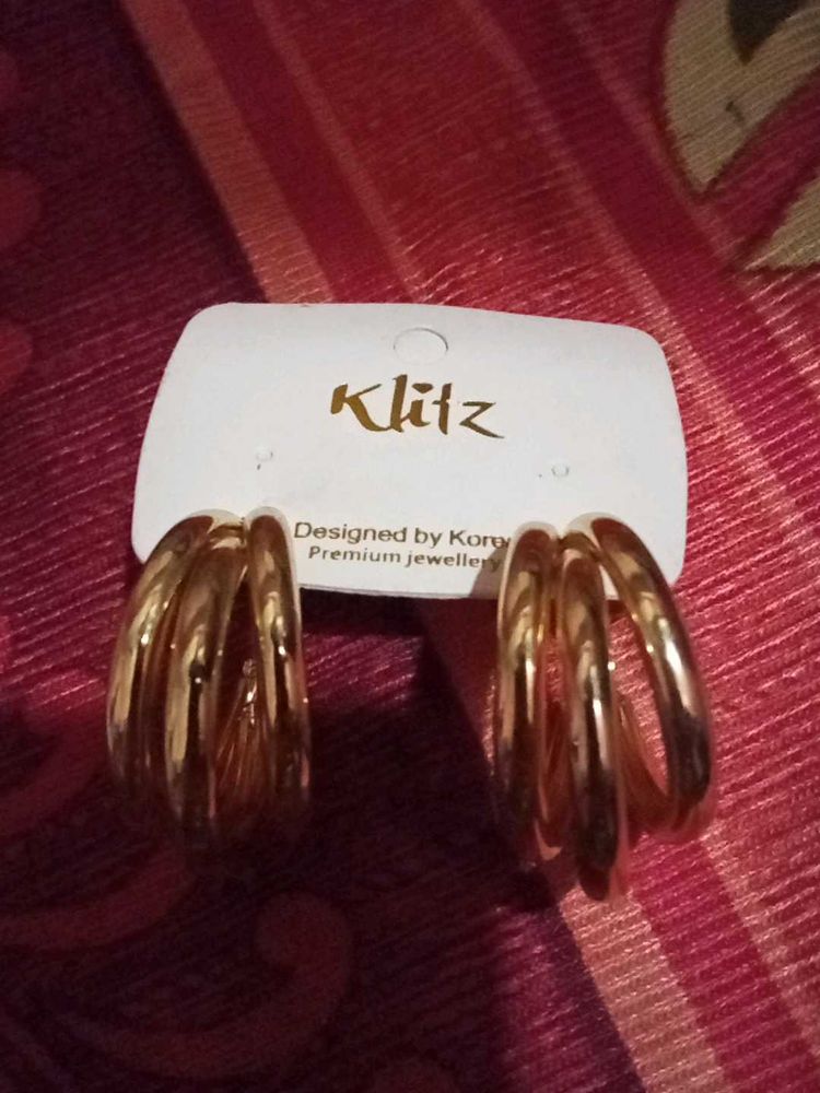 Klitz Gold Hoops