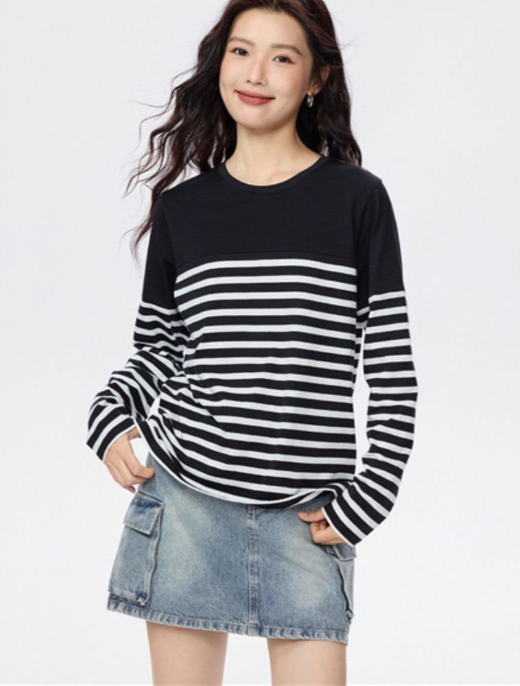 Striped Long Sleeve Tee