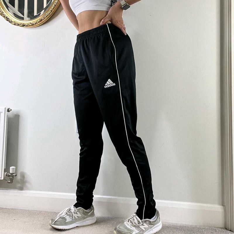 Adidas Black Track Pants Climalite