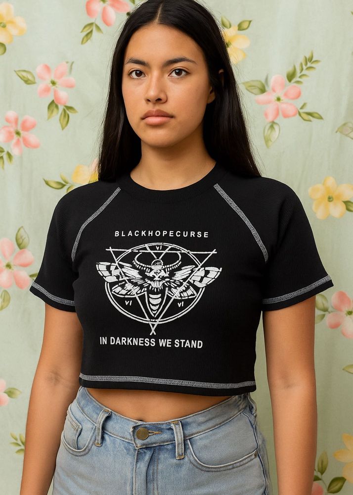 Graphic Crop Top