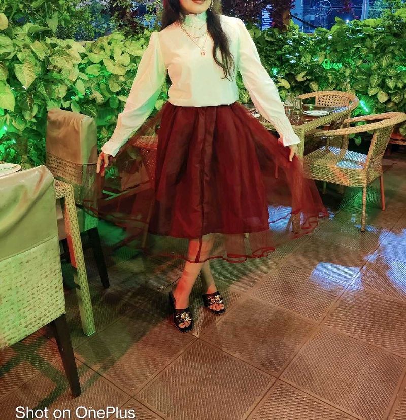 ❤️‍🔥Top And Skirt Party Wear❤️‍🔥