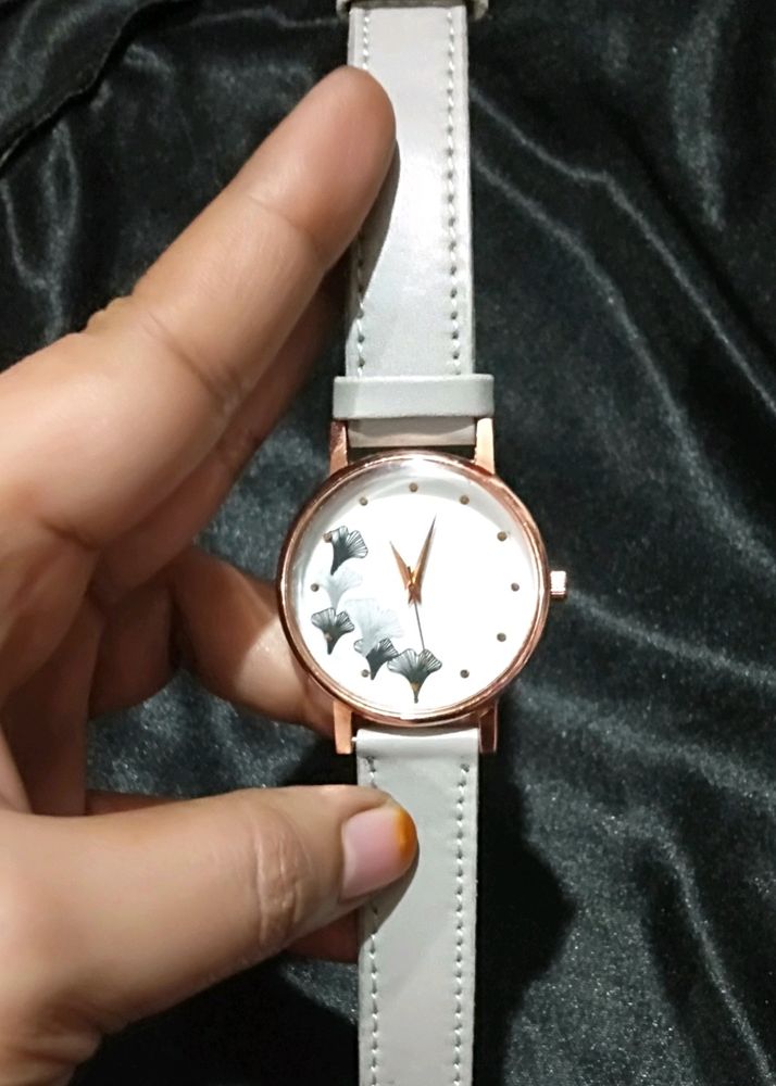 Floral Accent Watch