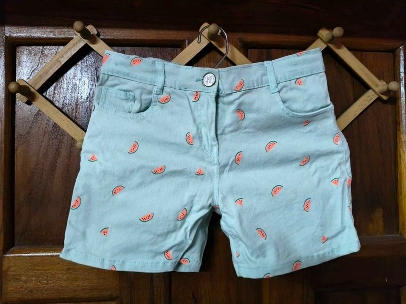 Watermelon Print Shorts