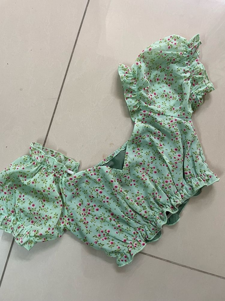 Floral Crop Top