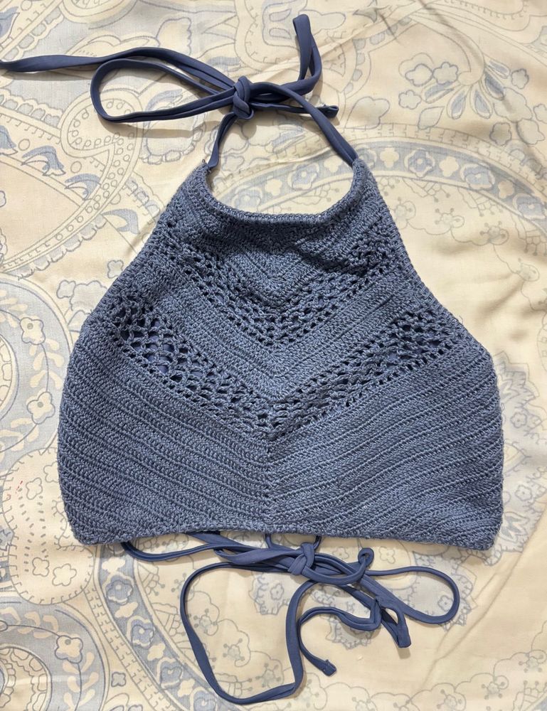 xhilaration crochet bikini top for women
