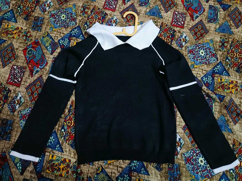 Collared Knit Tshirt