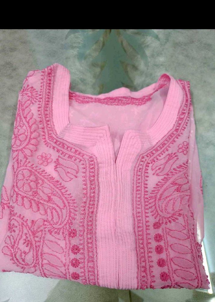 New Chikankari Kurti