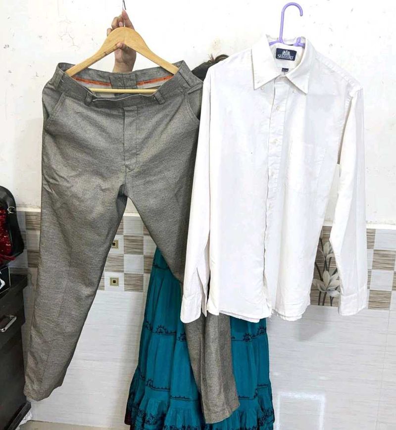 Men&#39;s Dress Shirt &amp; Pants Set