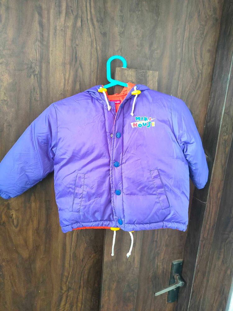 Stylish Miki House Kids Puffer Jacket