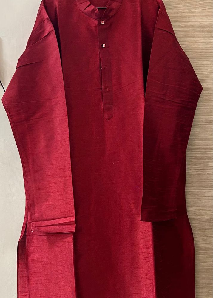 Maroon Kurta