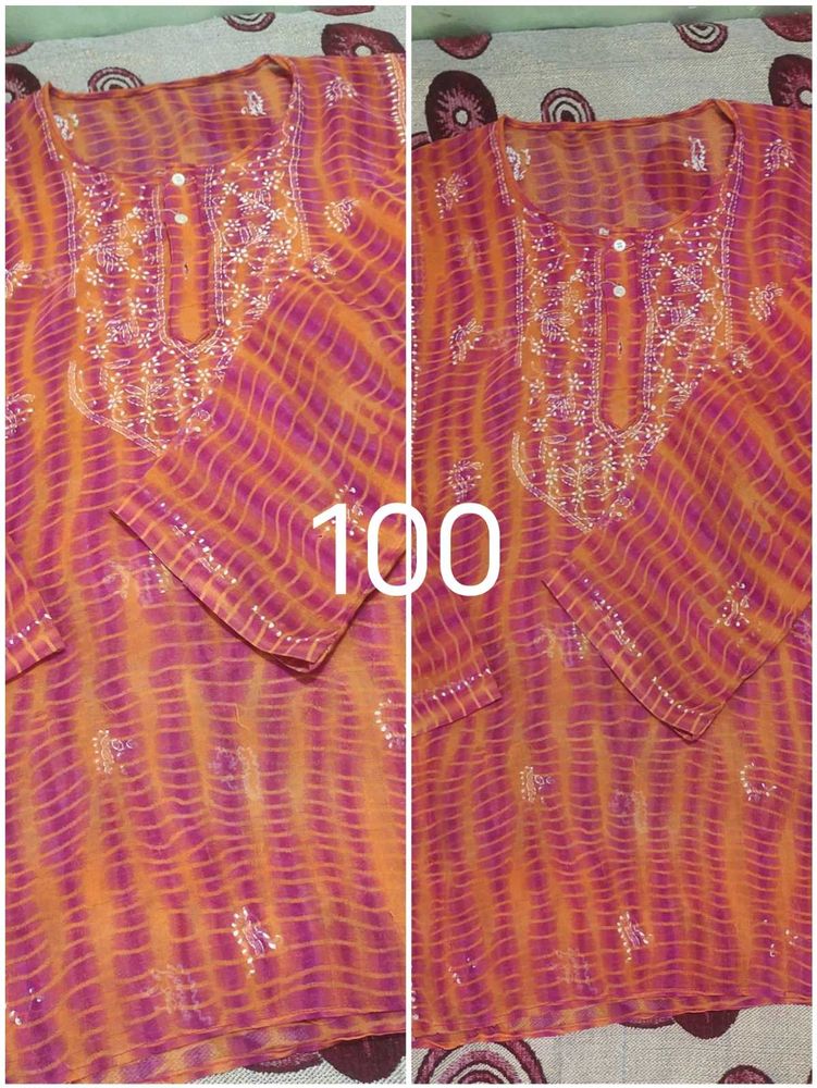 Elegant Embroidered Kurta