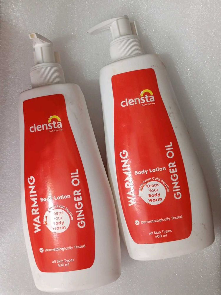 Clensta Warming Body Lotion 2 pcs