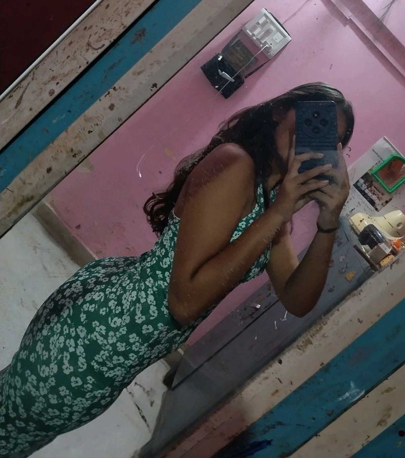 Green Floral Sundress💚