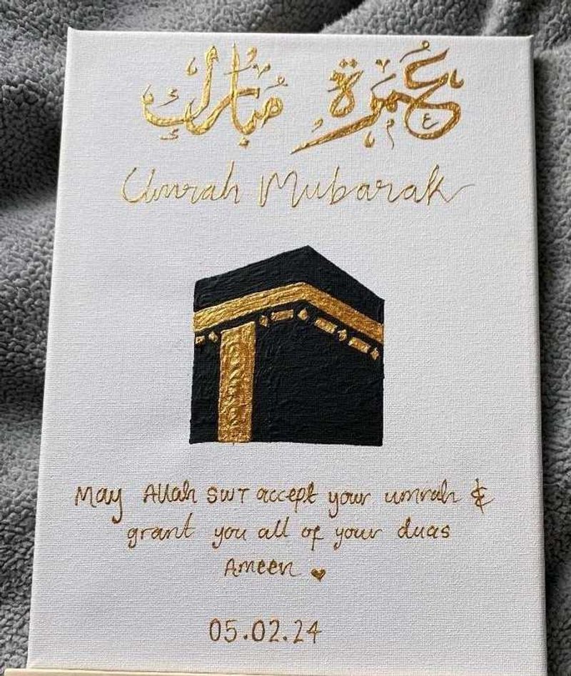 Umrah Mubarak Canvas Art