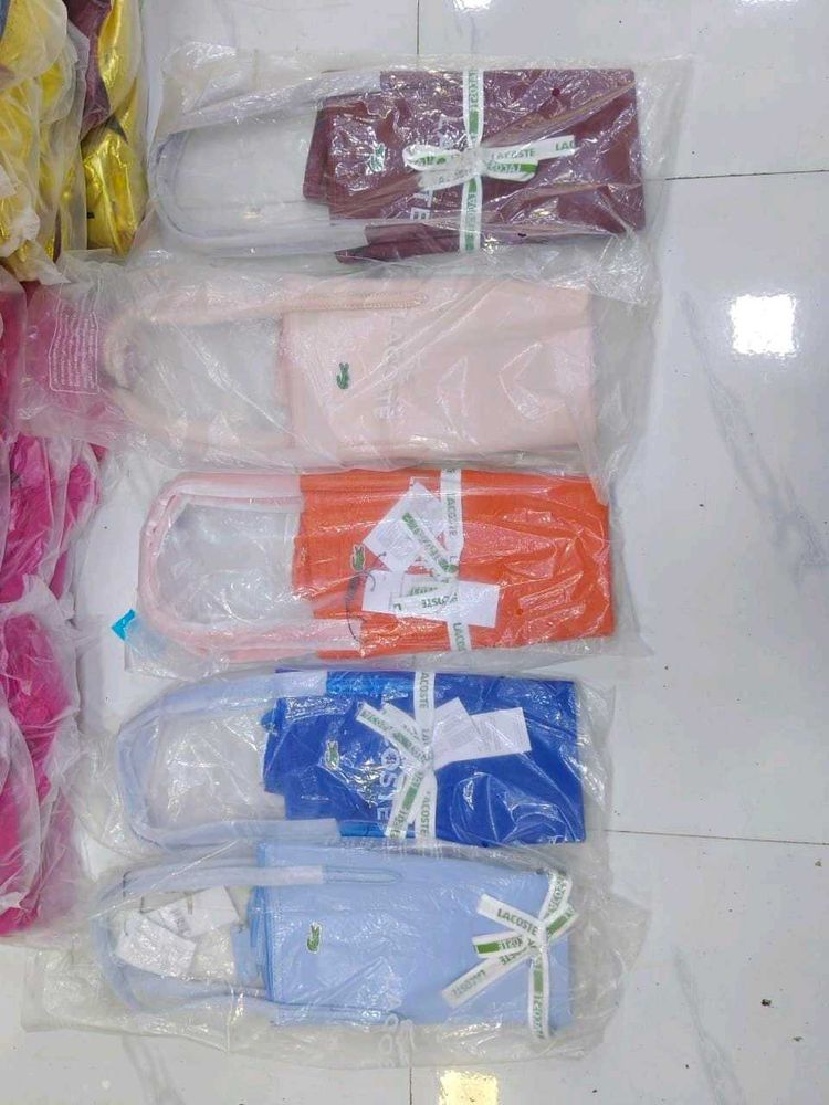 LACOSTE LARGE ZIP TOTE BAG PREMIUM QUALITY