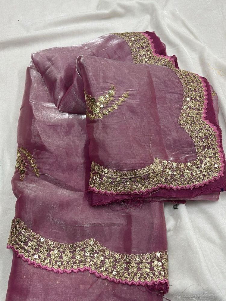 Elegant Purple Saree