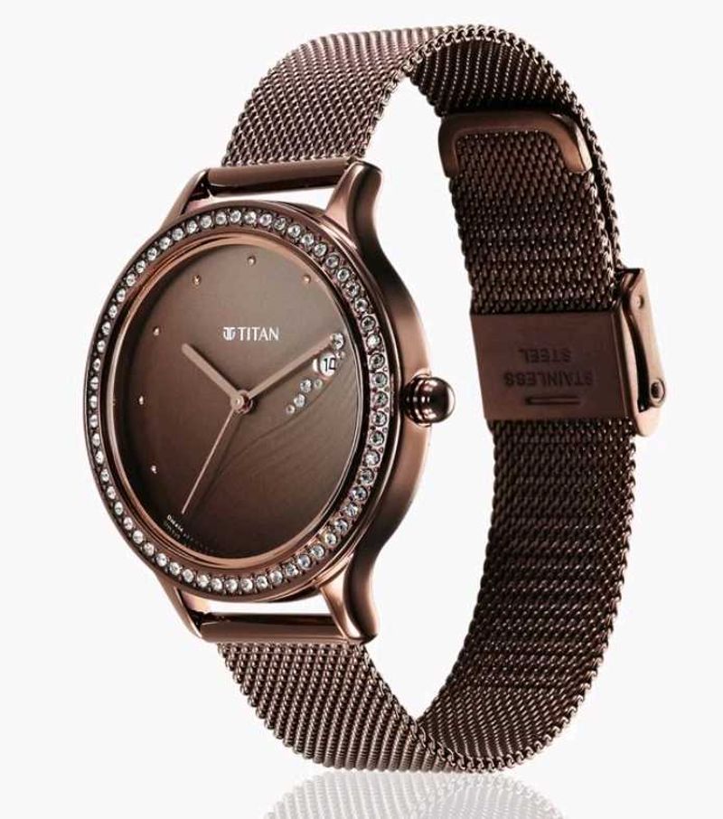 Titan Rose Gold Watch