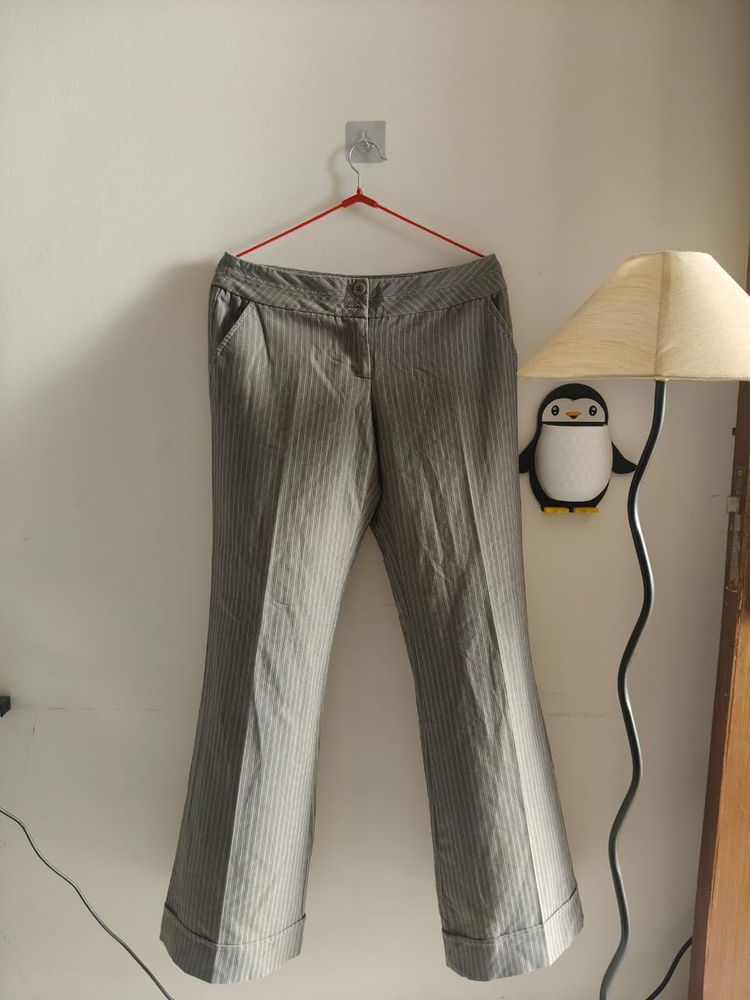 Striped Grey Trousers
