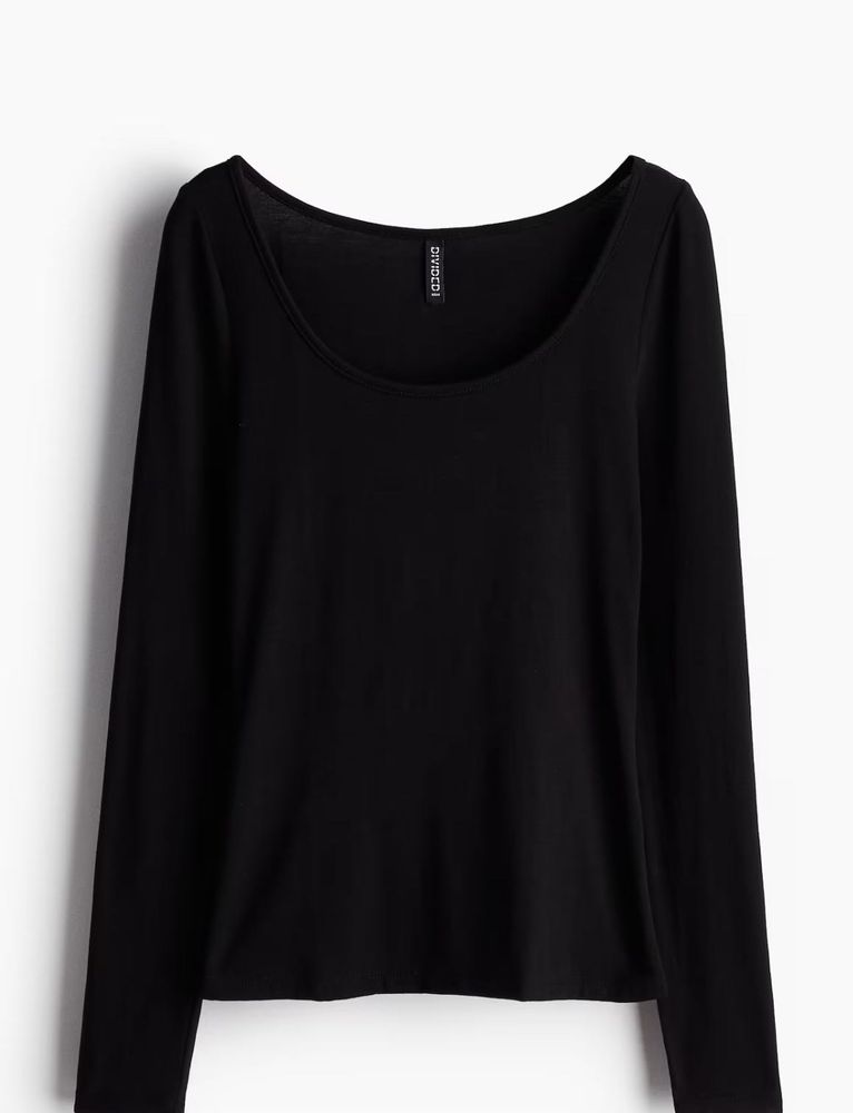 Black Long Sleeve Top