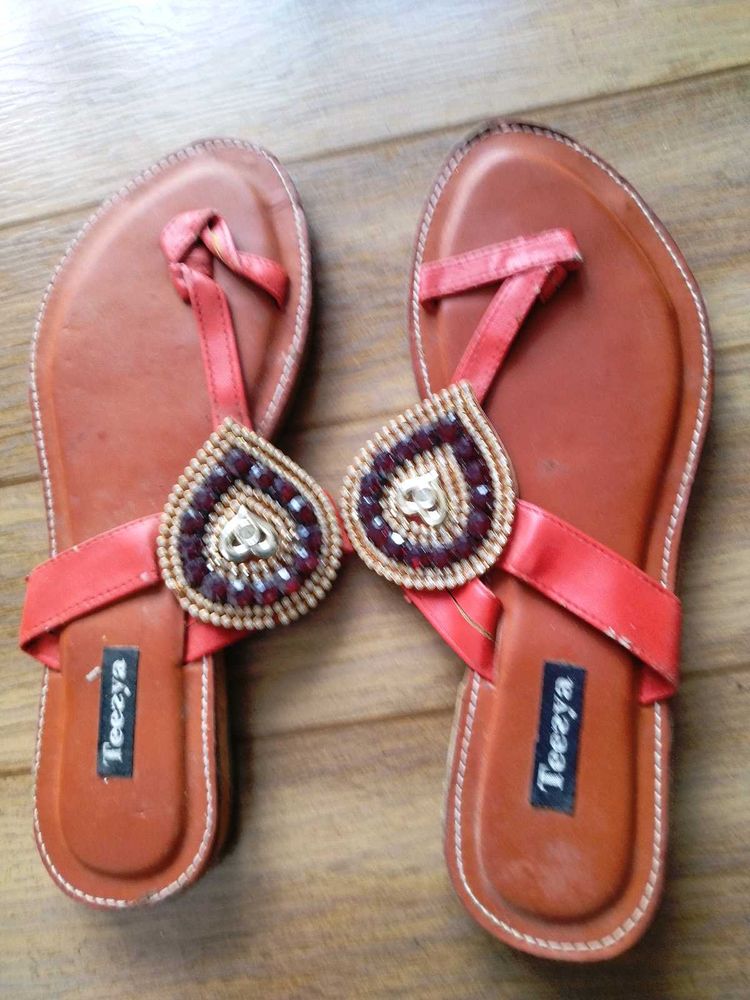 Teezya Embellished Flats