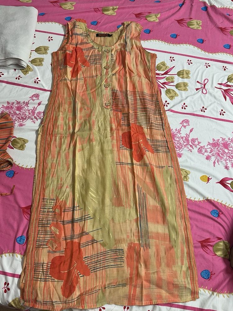 Floral Print Kurta