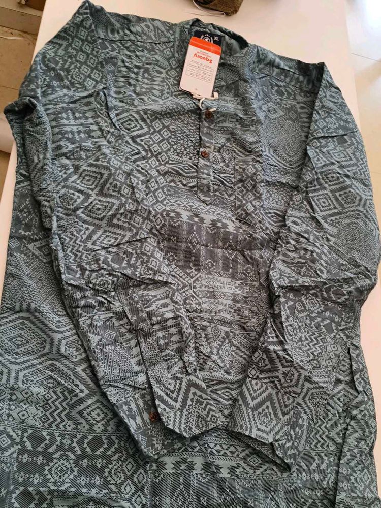 Elegant Full Sleeve Ethnic Shirts in Earthy Tones