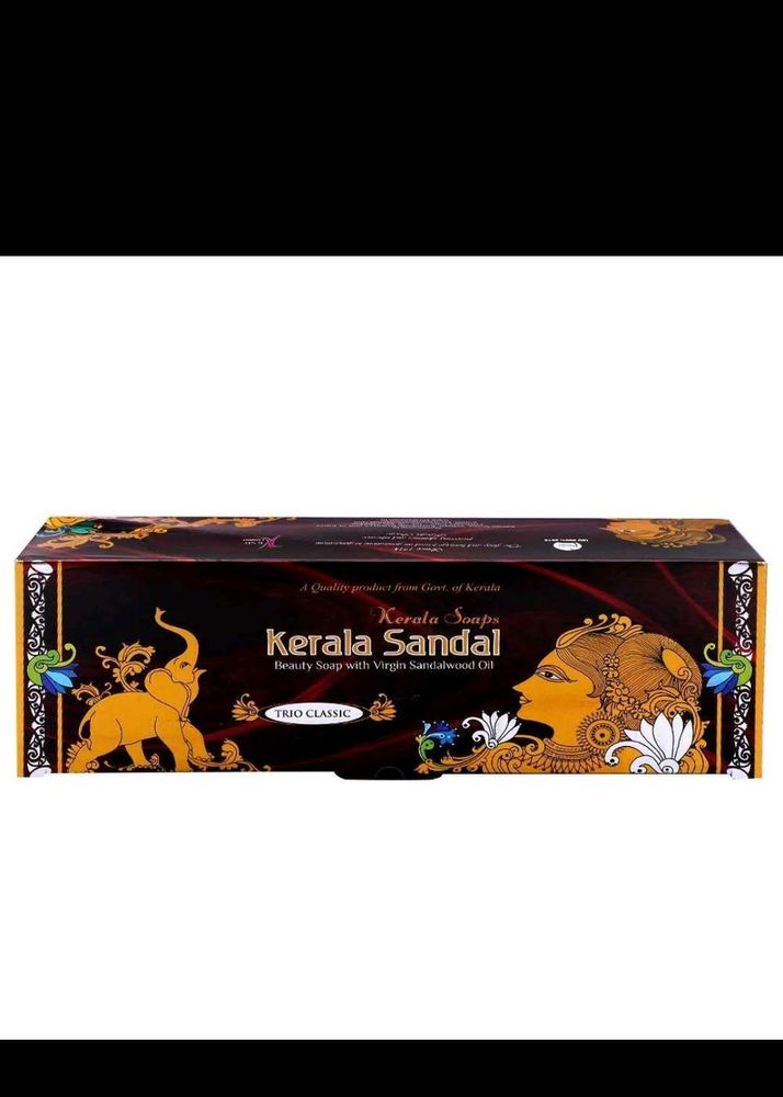 🪔 Kerala Sandal Soap - 3 Pack of Pure Luxury!