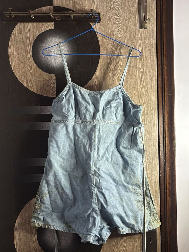 Denim Romper Cute &amp; Casual