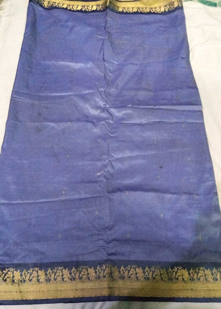 Blue Ethnic Banarasi Saree💙🌺✨
