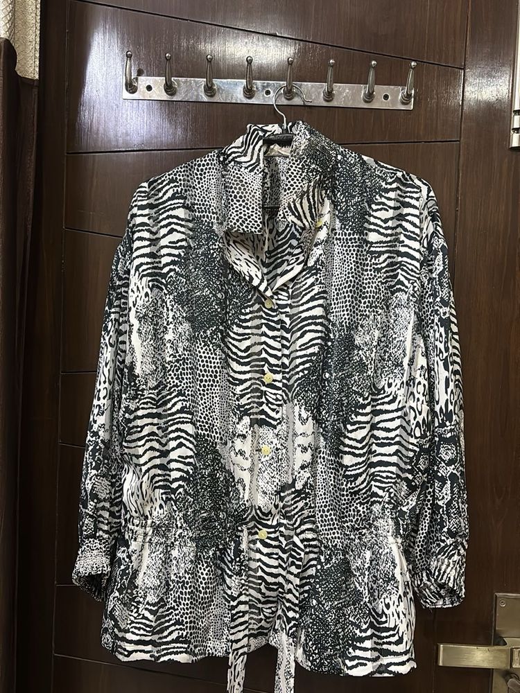 Animal Print loose top
