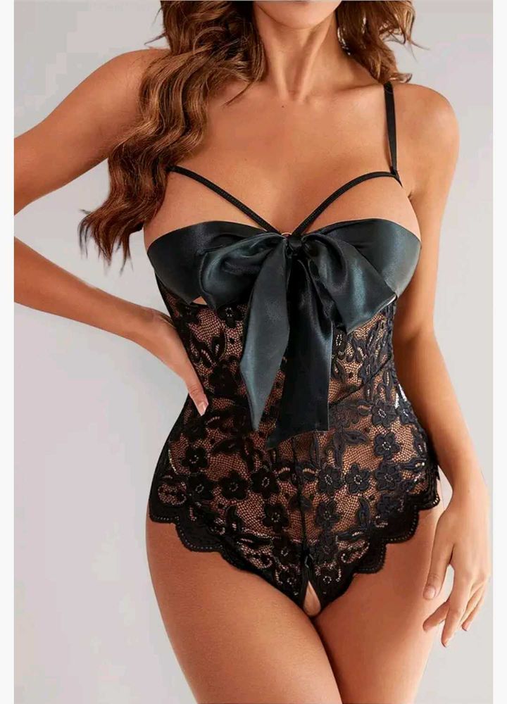 🖤🎀Lace Bow Bodysuit🎀🖤