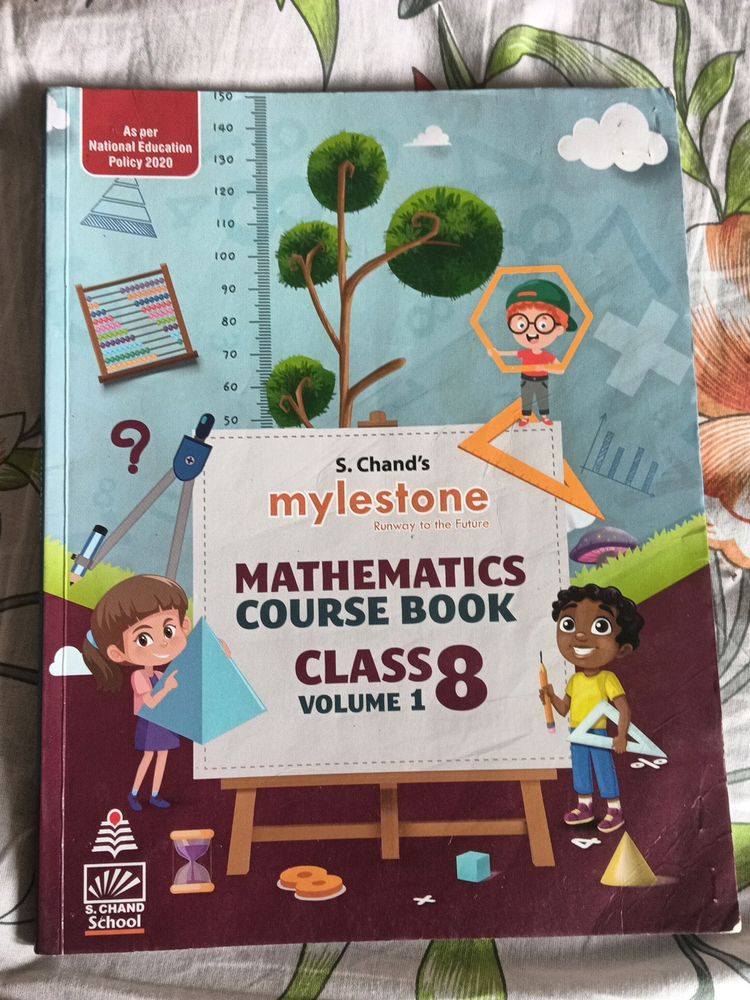 Mylestone Class 8 Maths Book Of S.Chand School