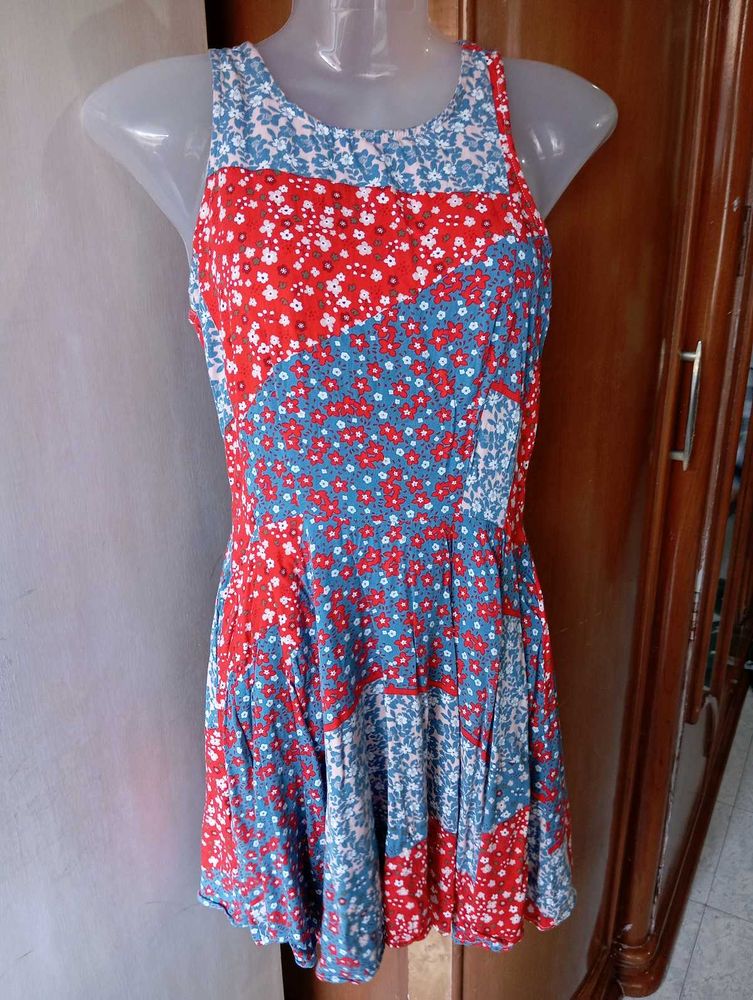 Floral Patchwork Dress