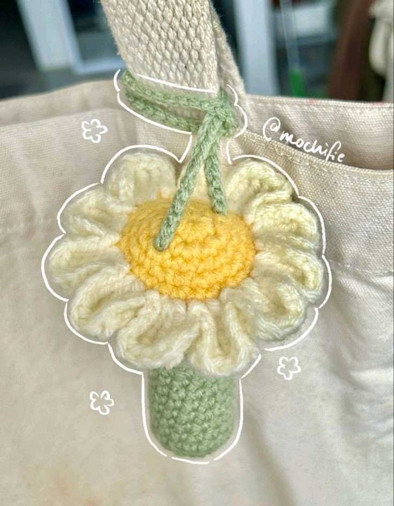 Crochet Lip Balm Pouch Bag Charm