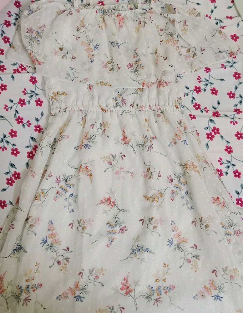 Floral Off-Shoulder Dress