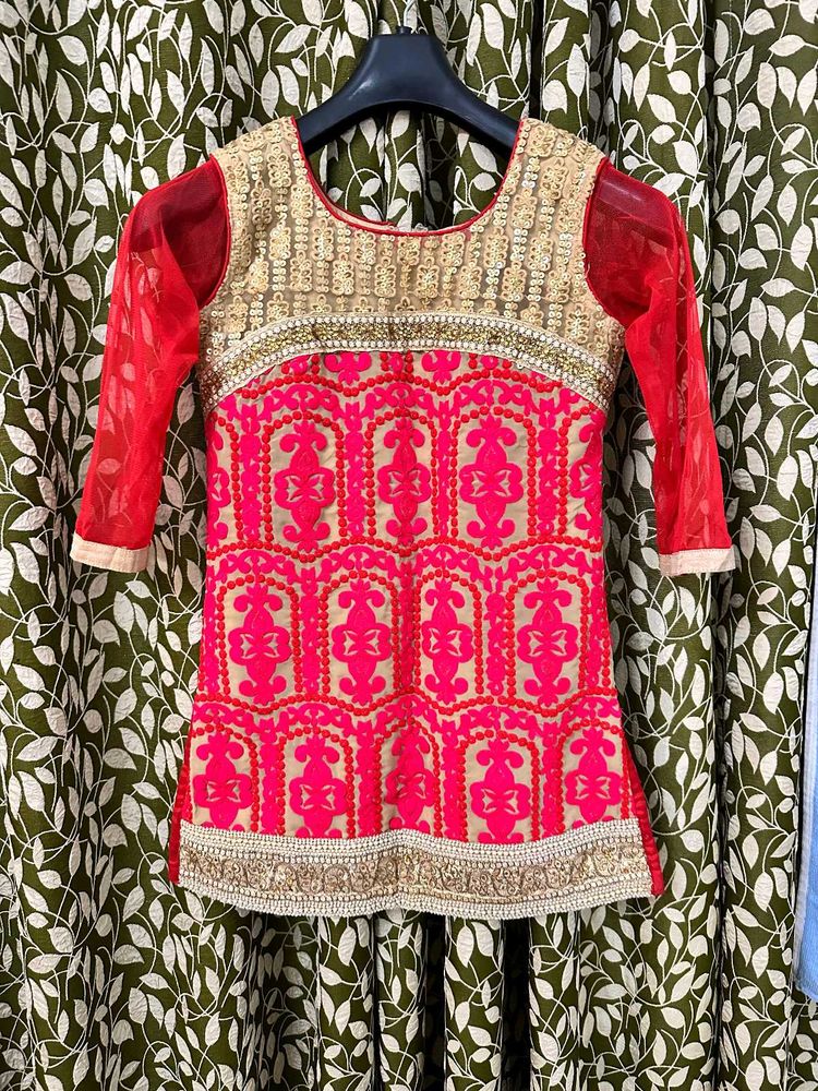 Girls elegant kurta salwar set