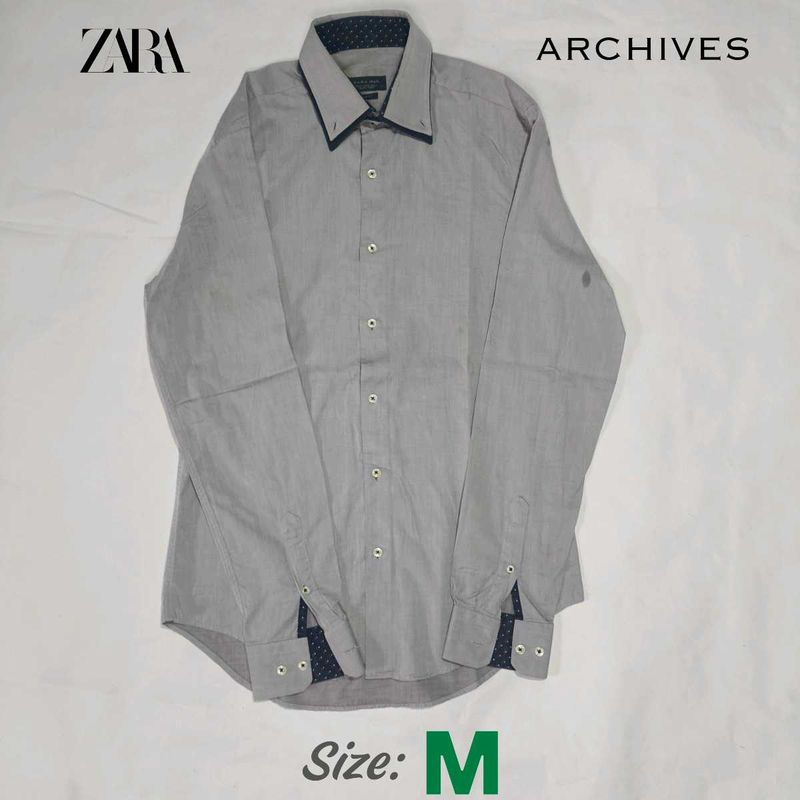 ZARA MAN Grey Shirt