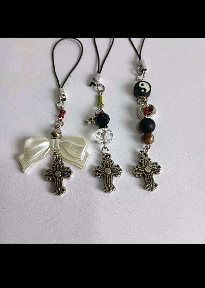 Cross phone Charm